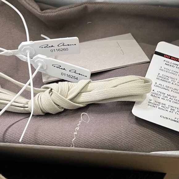 Rick Owens Vintage Sneaks “Milk” Pony Hair - Picture 12 of 12